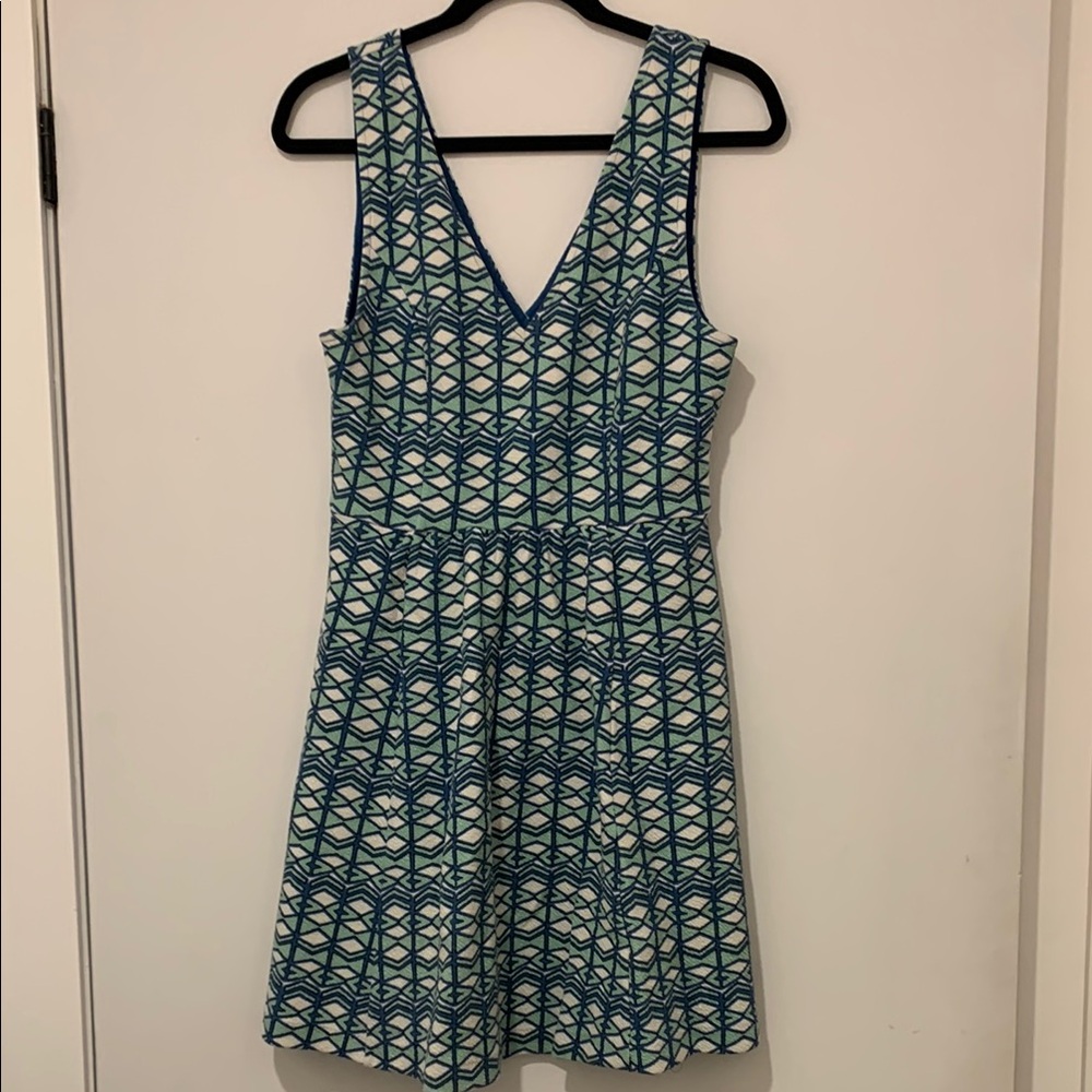 Maeve Green A-Line Sundress Sleeveless